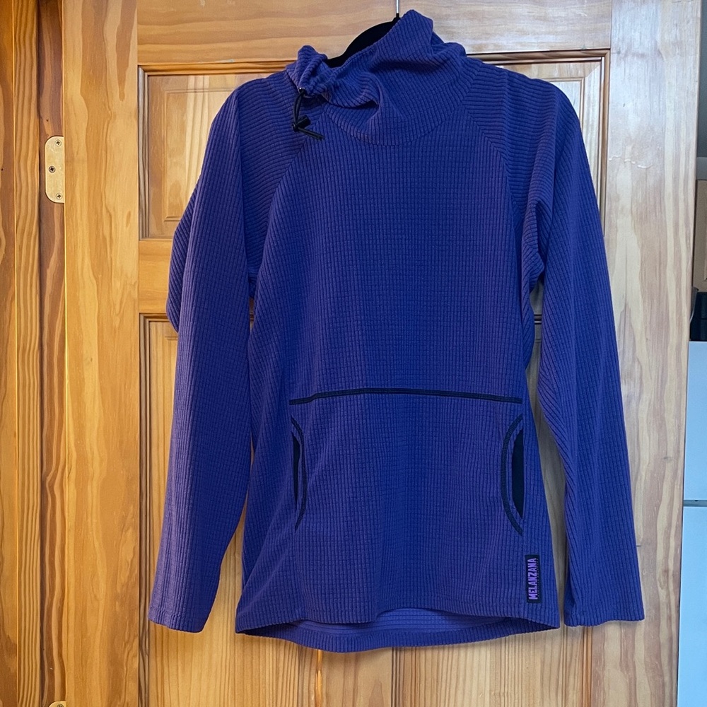Melanzana purple Textured Pullover